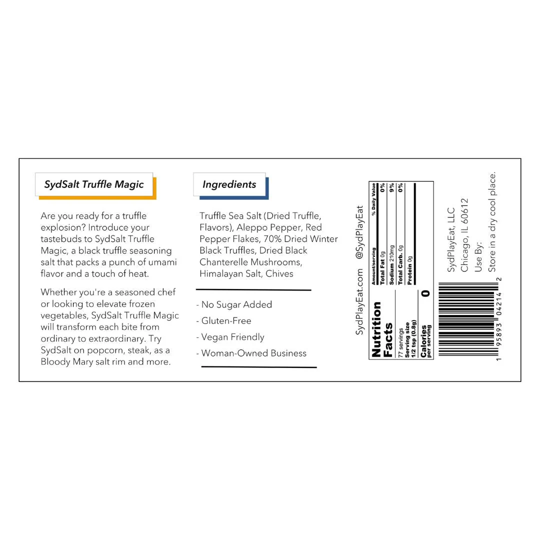 SydSalt Truffle Magic - Super Truffle Salt - Image 6